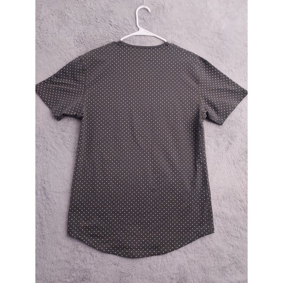 Bylt Shirt Mens Medium Drop Cut Lux Green Athleisure Casual Active Pin Dots M - Picture 5 of 8